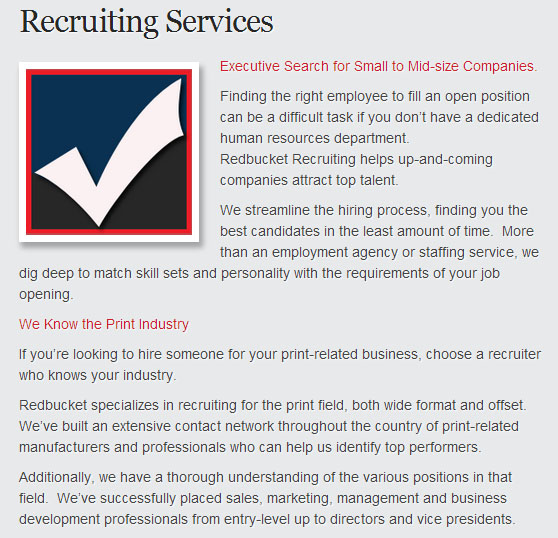 Redbucket Recruiting Services