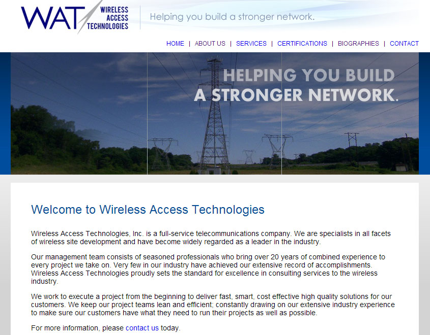 Wireless Access Technology Homepage