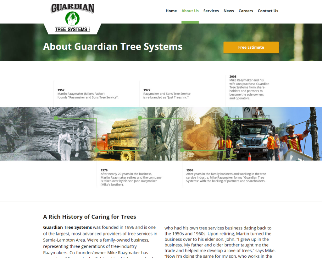 guardian tree systems about us page