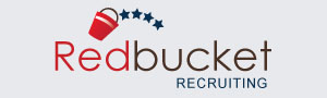 Red Bucket Recruiting Logo