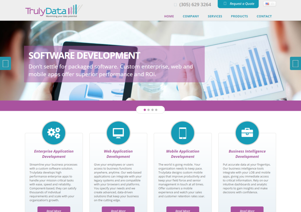 trulydata homepage