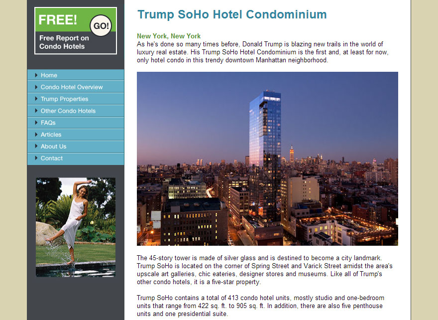 World Class Condo Hotel Listing