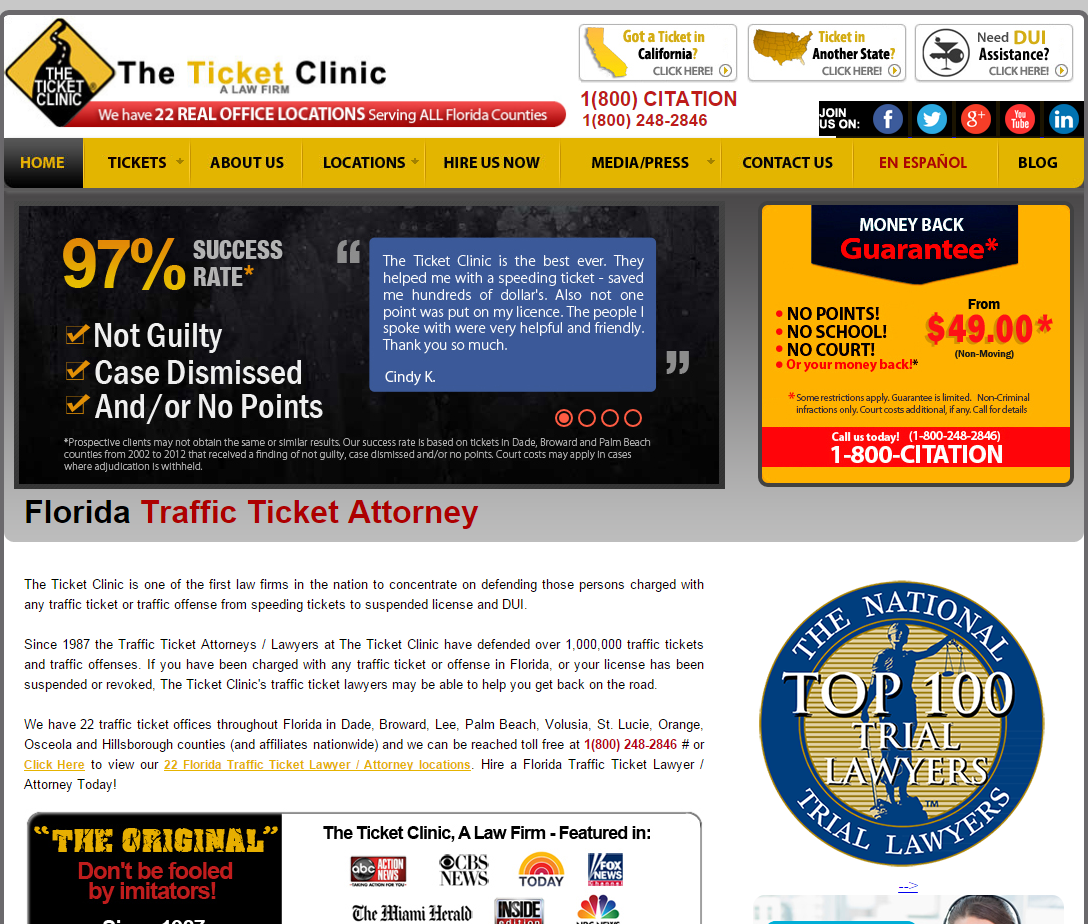The Ticket Clinic West Palm Beach Your Ticket to Success