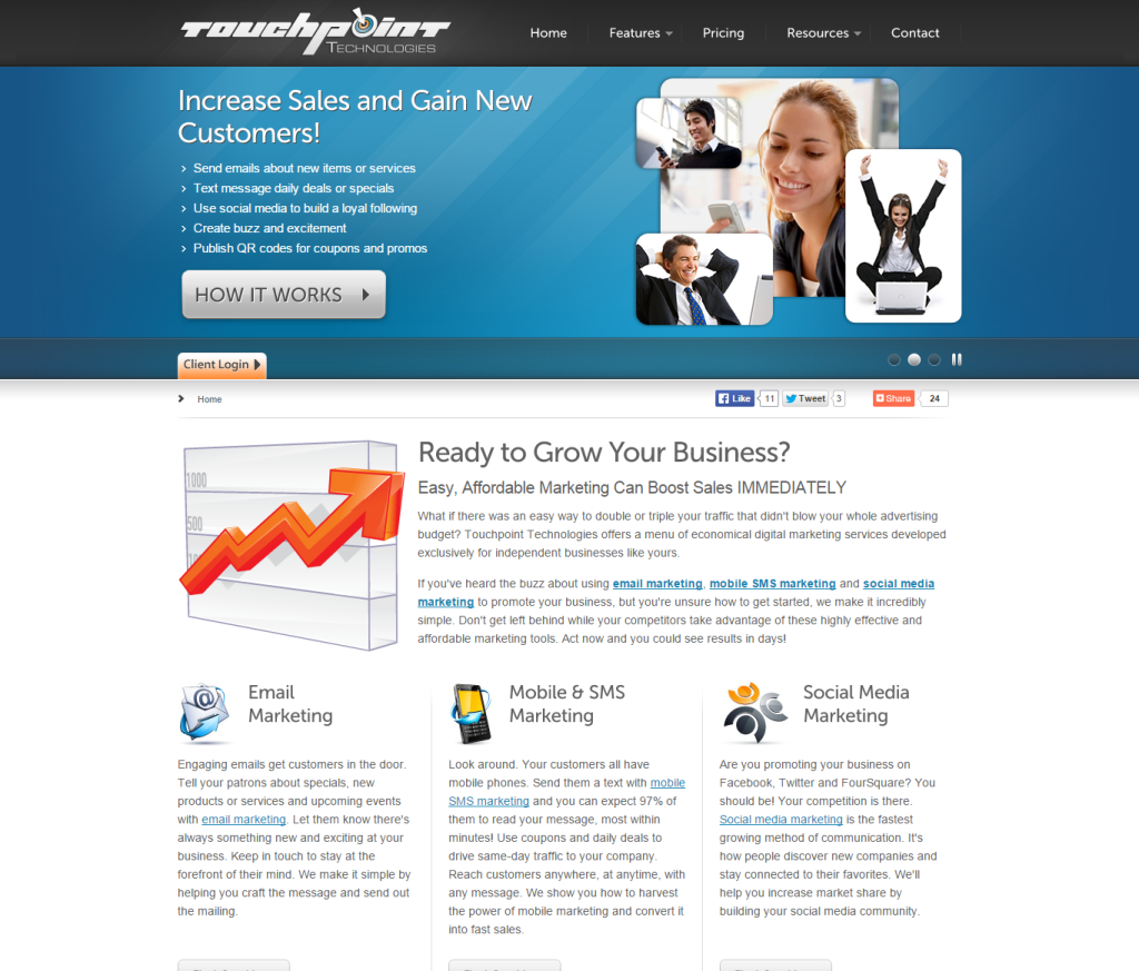 toupoint technologies homepage