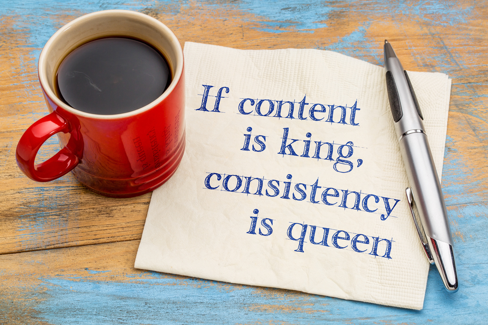 consistent content marketing