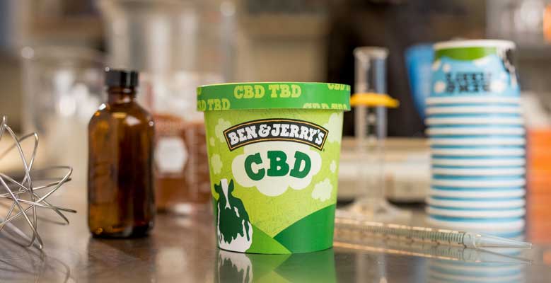 CBD-infused Ben & Jerry's ice cream