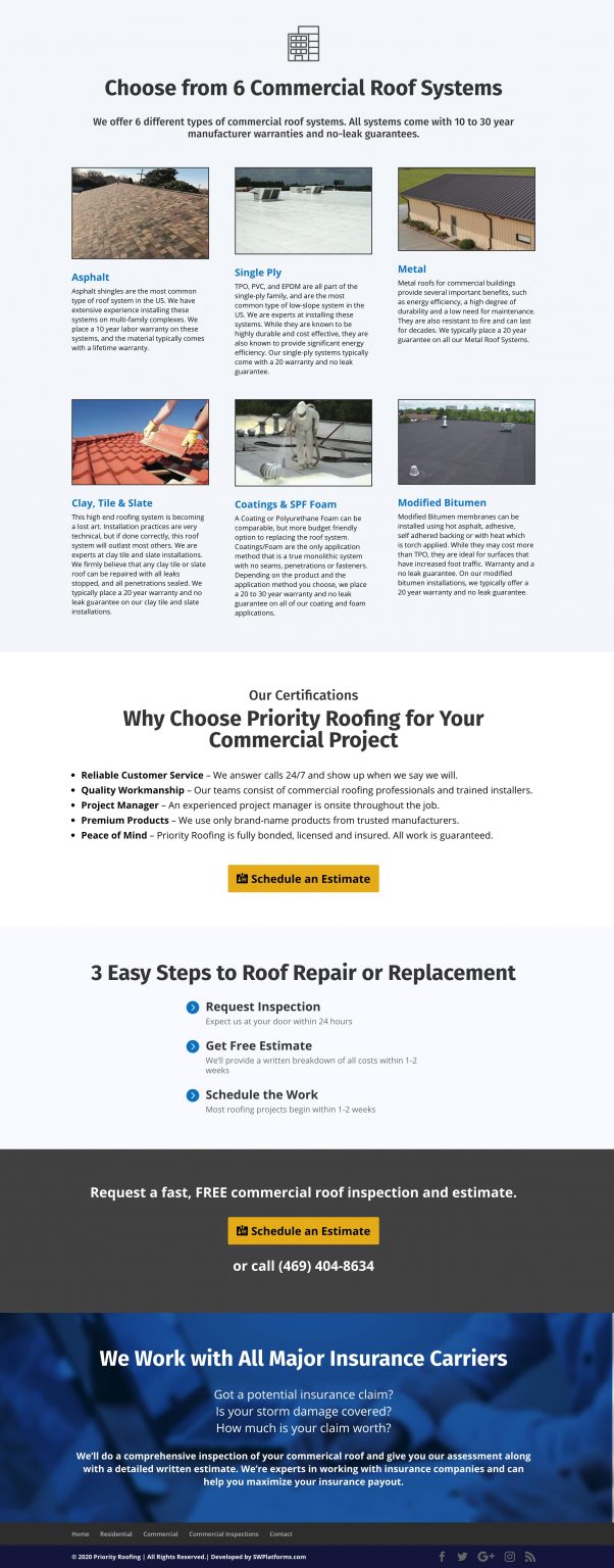 Priority Roofing Susan Greene, Copywriter for Roofing Companies