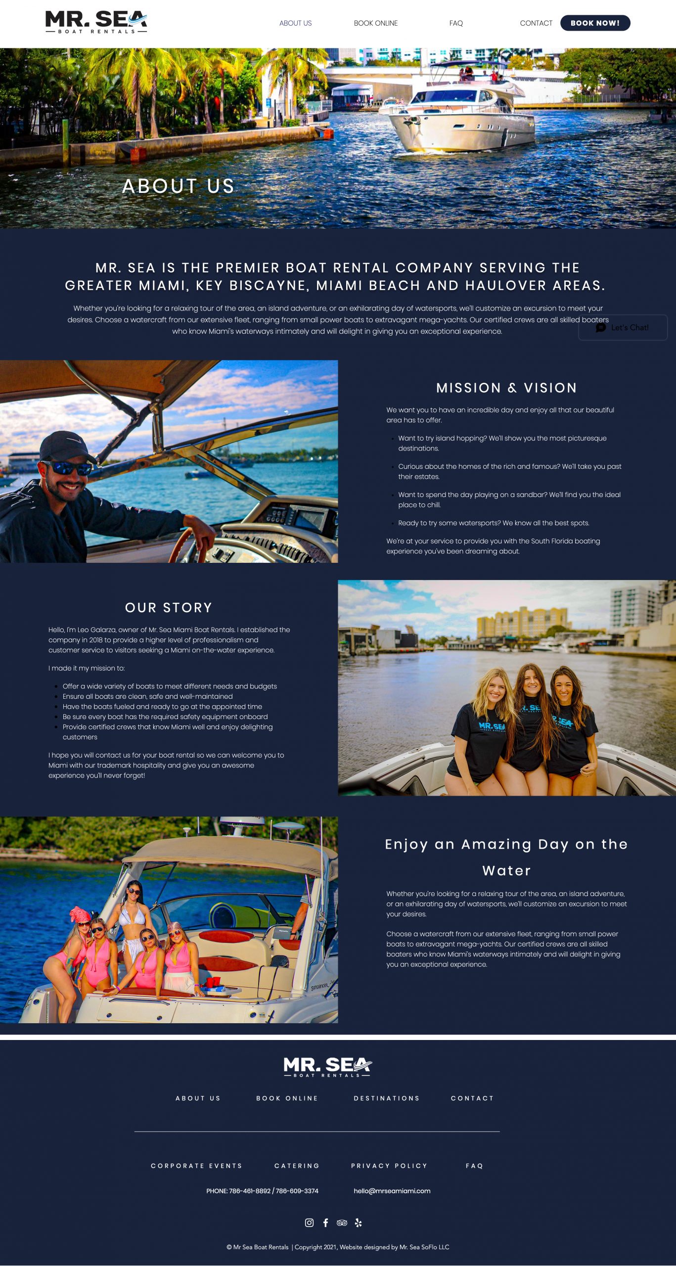 copywriter for boat rentals