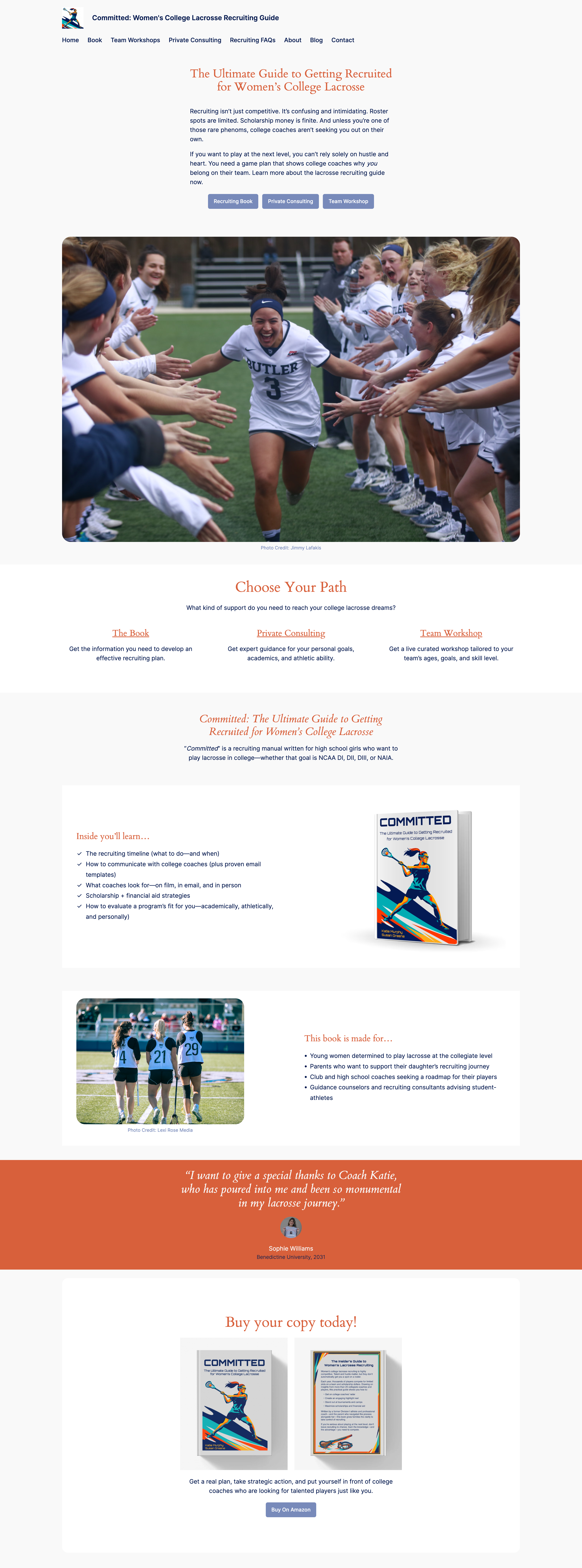 Lacrosse Recruiting Guidebook